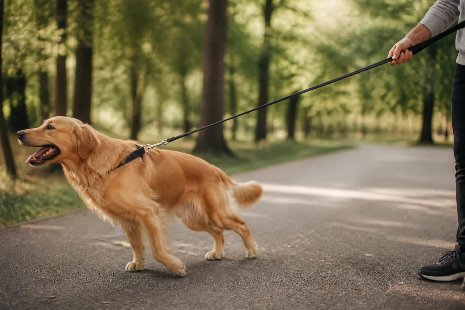 Pourquoi mon chien tire en laisse et comment l'en empêcher ?
