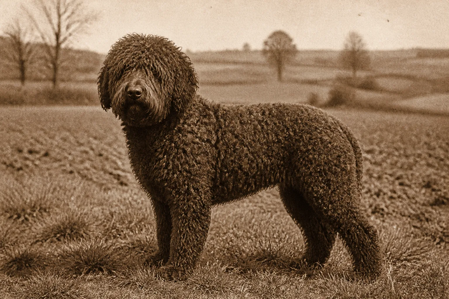 Photographie d'archive d'un Barbet