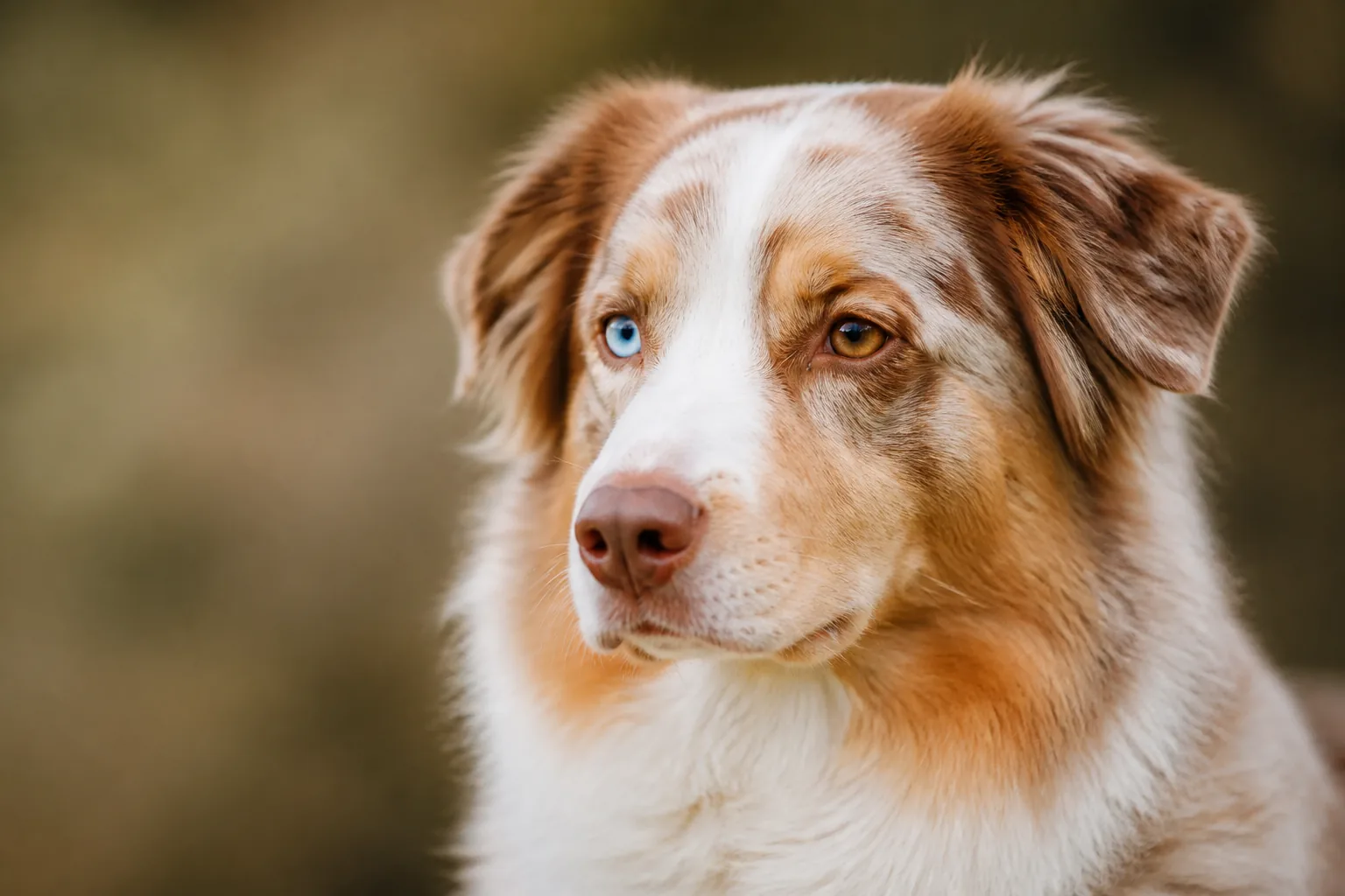 Berger Australien au regard vigilant, symbole de l'attention portée à chaque chien