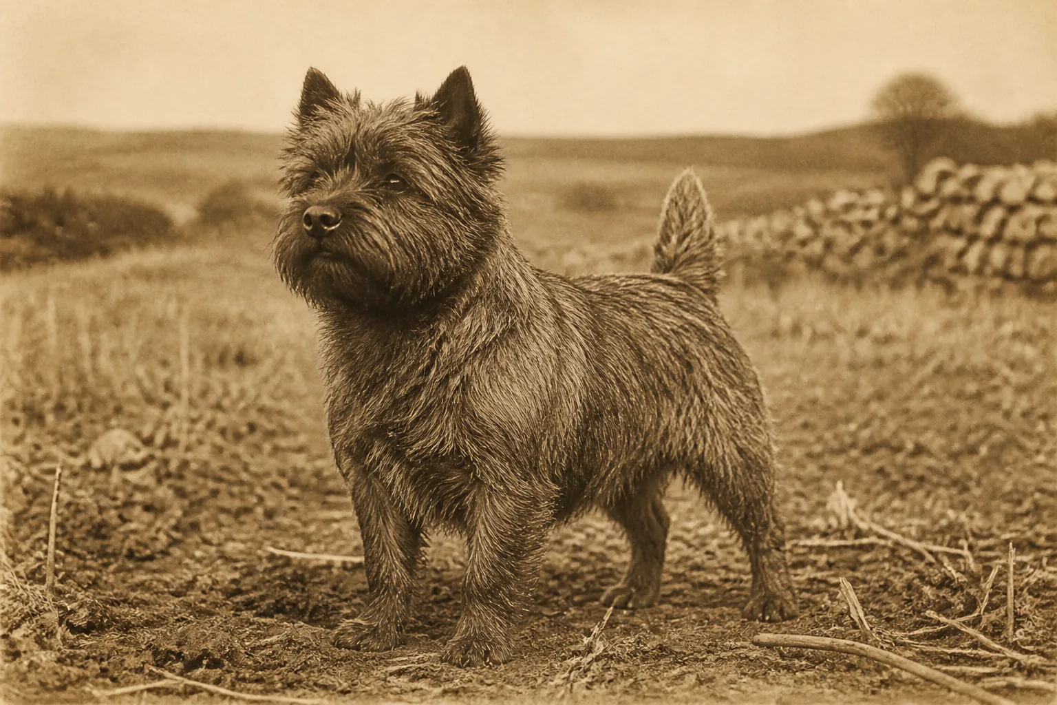Photographie d'archive d'un Cairn Terrier