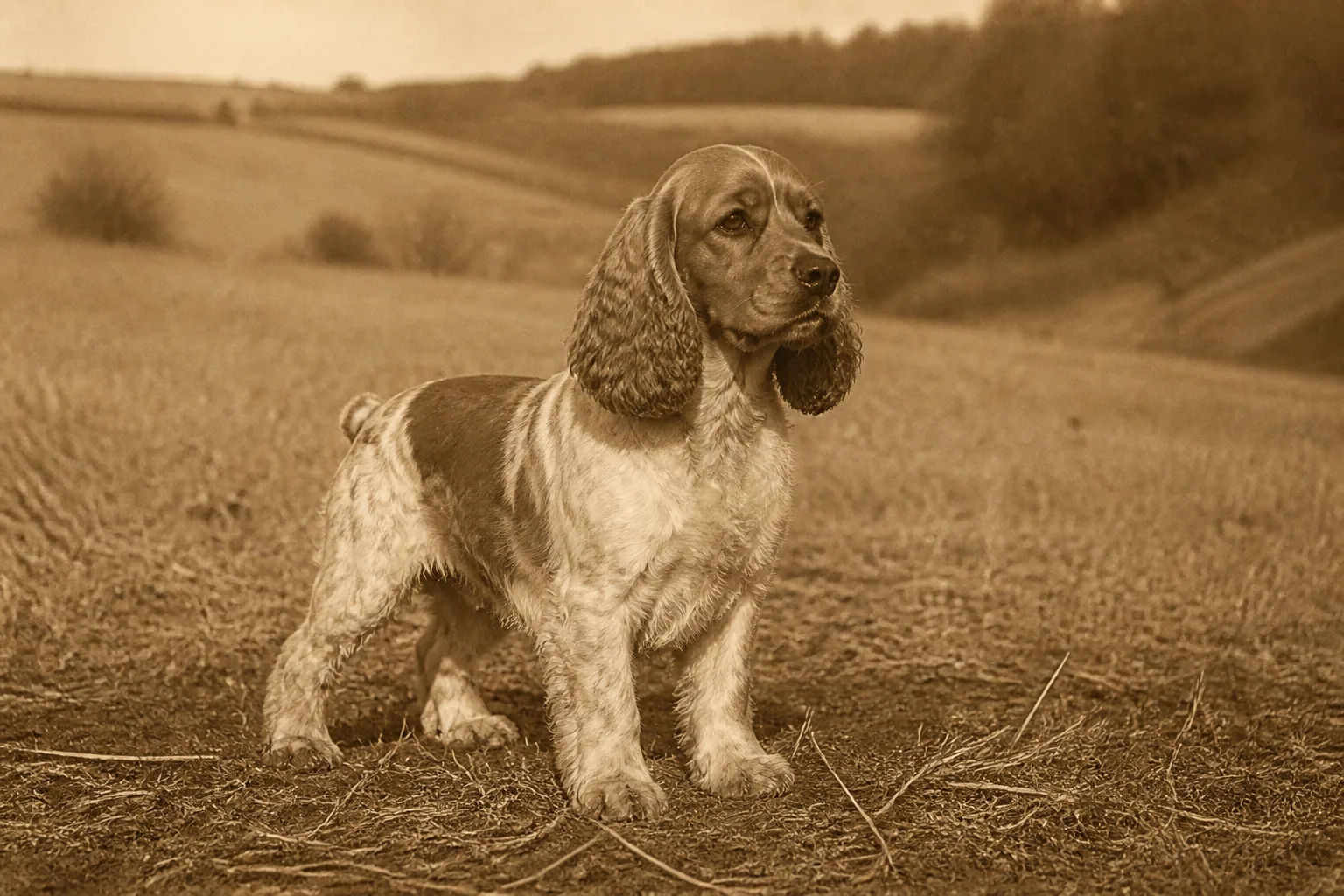Photographie d'archive d'un Cocker Américain