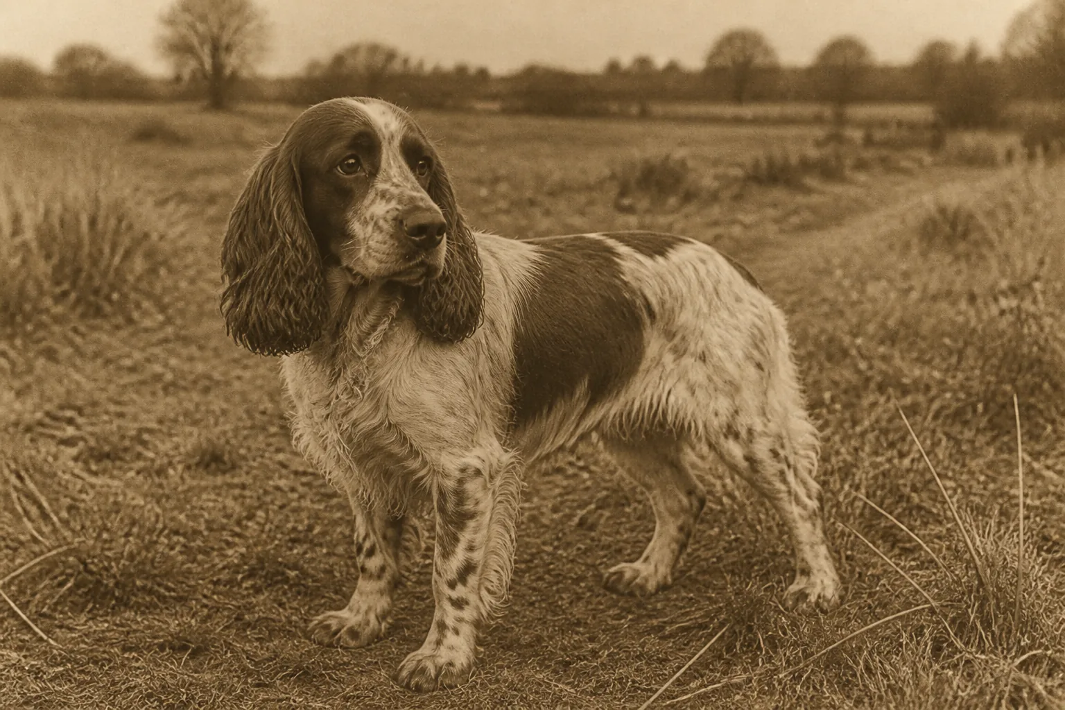 Photographie d'archive d'un Cocker Anglais