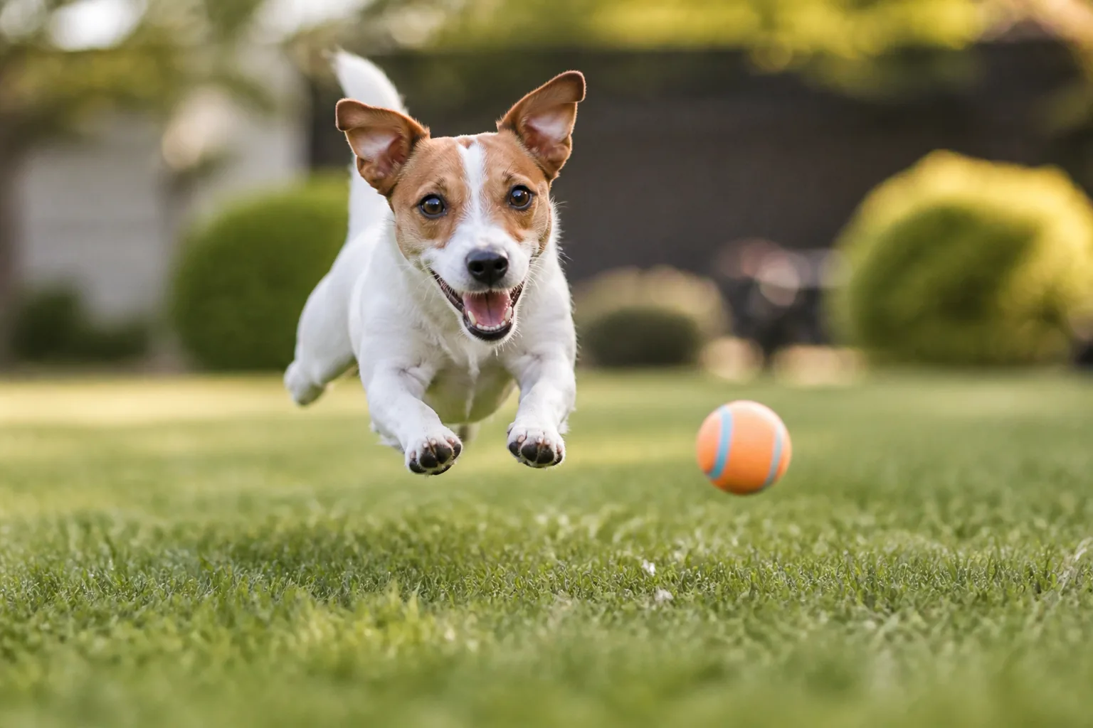 Jack Russell Terrier curieux, illustrant la préparation et la sécurisation du logement avant l'arrivée d'un chien