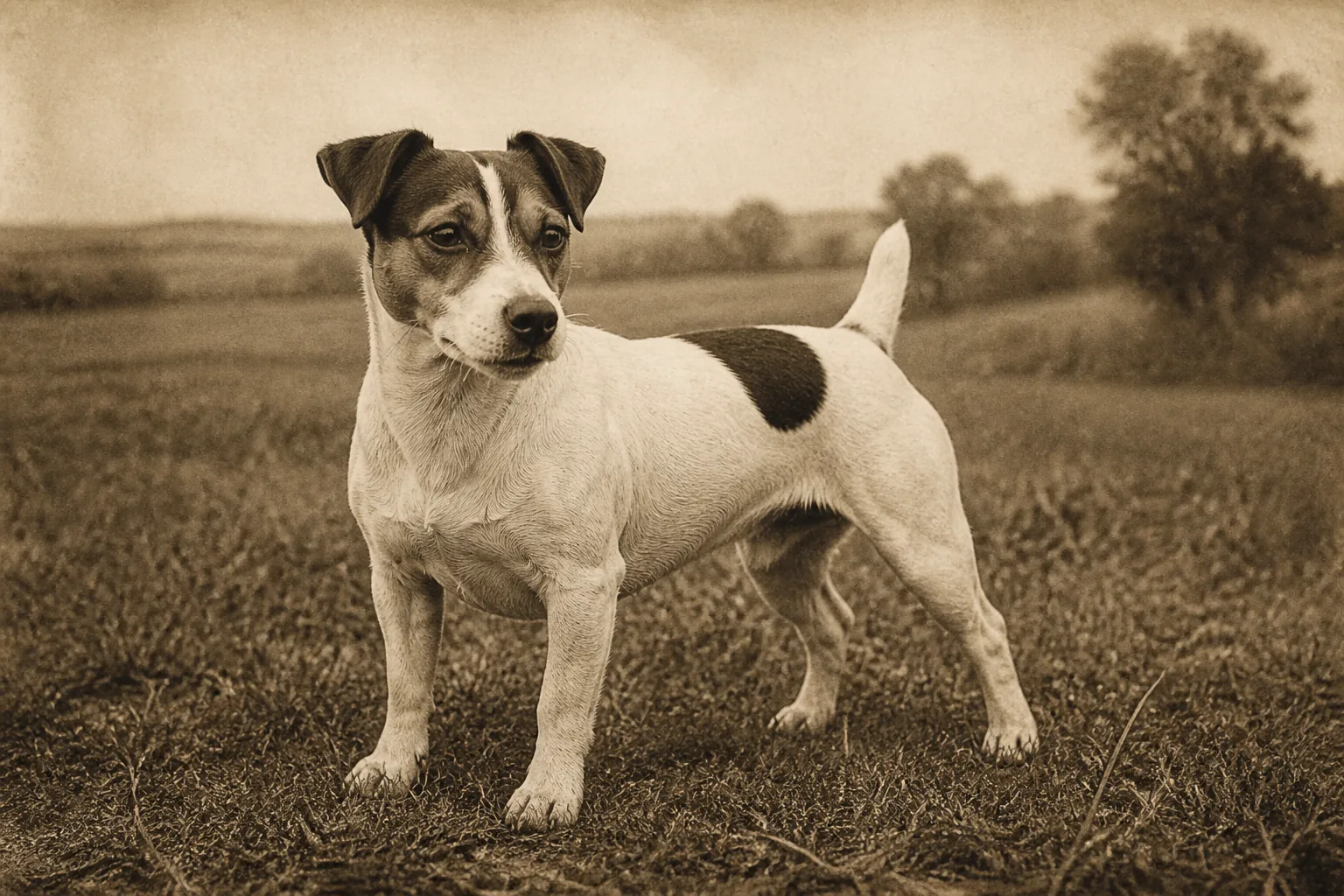 Photographie d'archive d'un Jack Russell Terrier