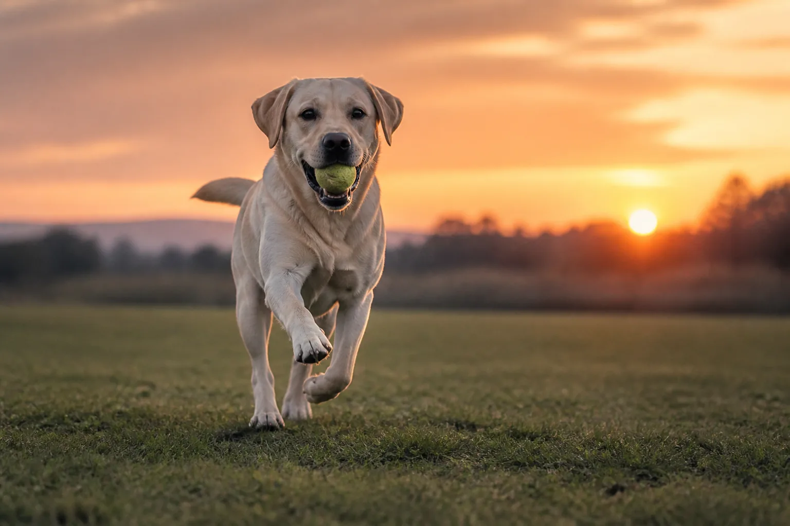 Labrador Retriever, race particulièrement encline à la prise de poids, illustrant la vigilance nécessaire chez le chien senior