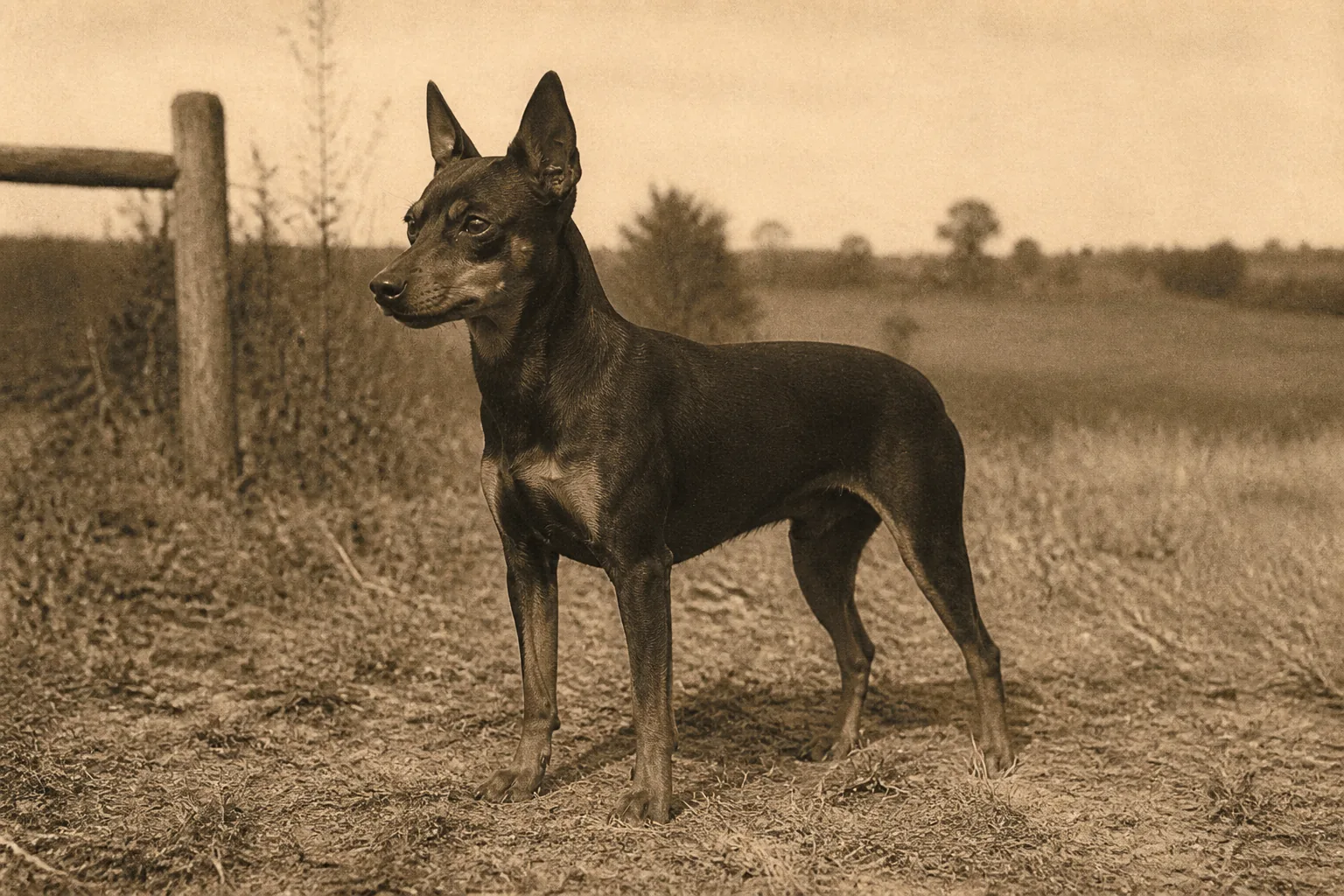 Photographie d'archive d'un Pinscher Nain