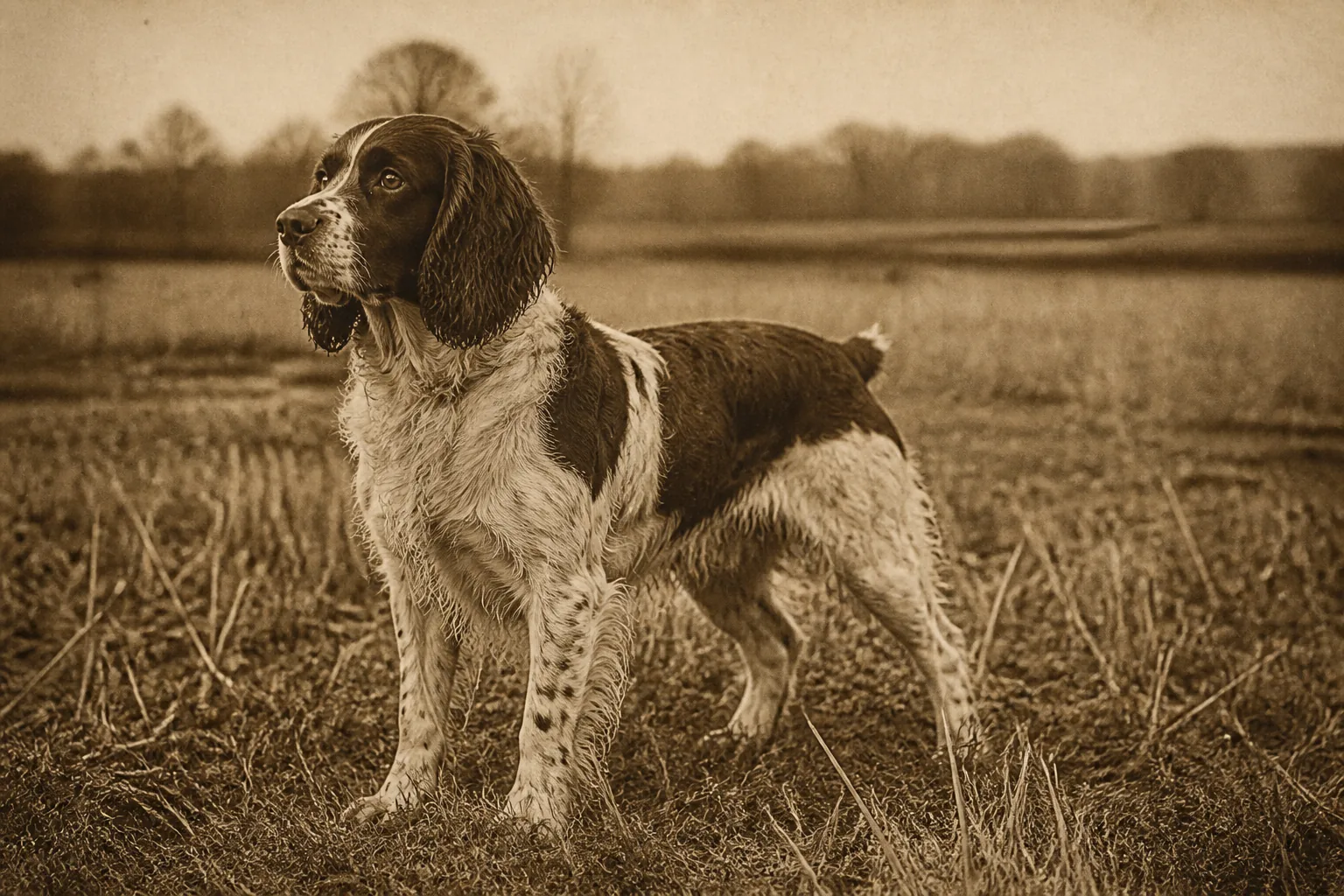 Photographie d'archive d'un Springer Anglais
