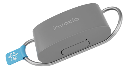 Le boîtier Biotracker Invoxia, vue de profil
