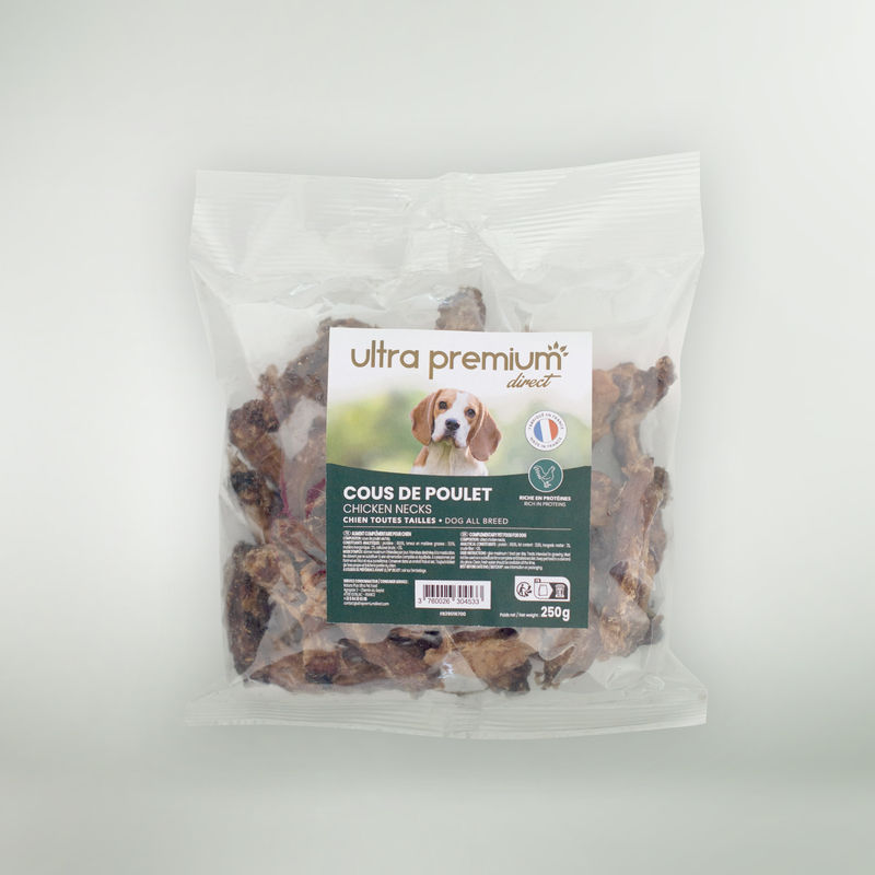Cous de Poulet Séchés, exemple de produit Ultra Premium Direct