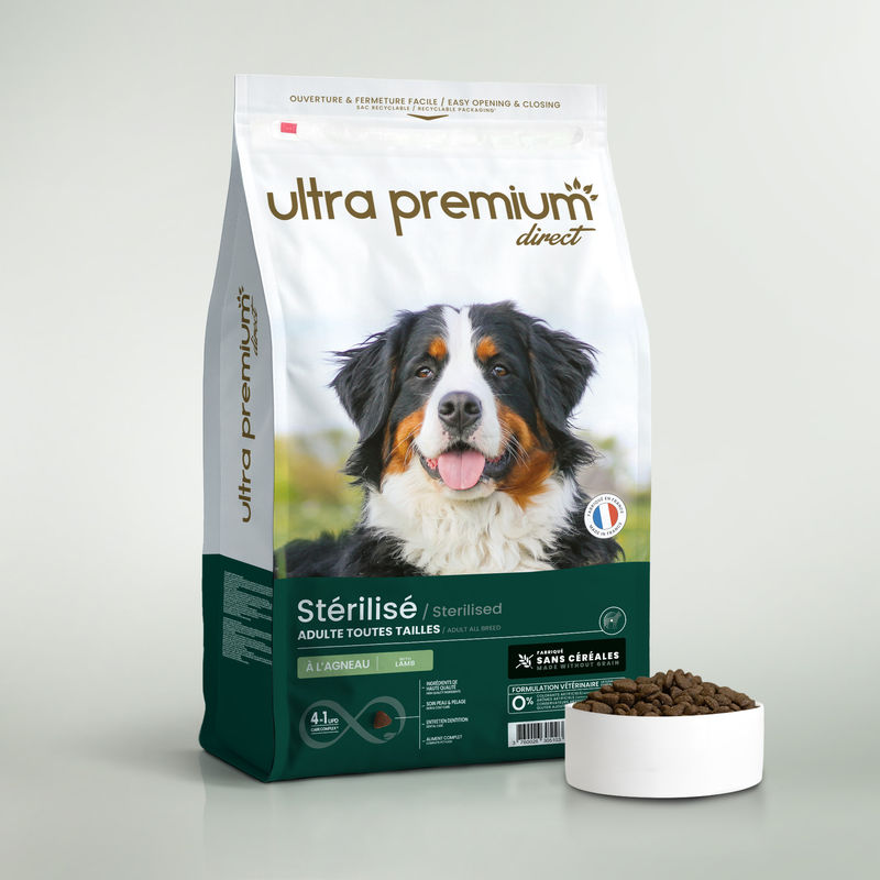Croquettes Light Sans Céréales — Chien Stérilisé / Surpoids