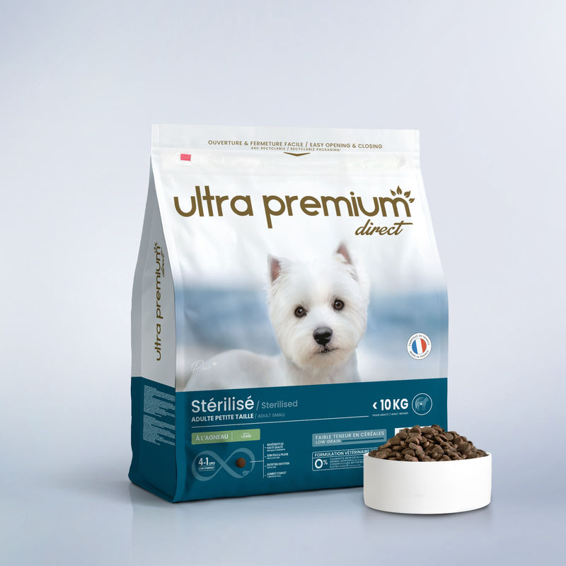 Croquettes Light Super Premium — Chien Stérilisé Petite Taille (<10 kg)