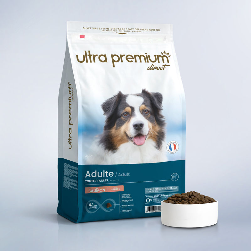 Croquettes Super Premium — Saumon et Riz